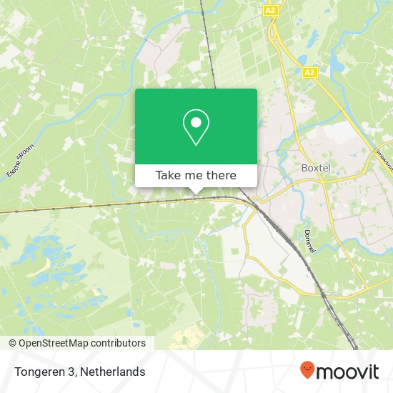 Tongeren 3, 5282 JG Boxtel kaart