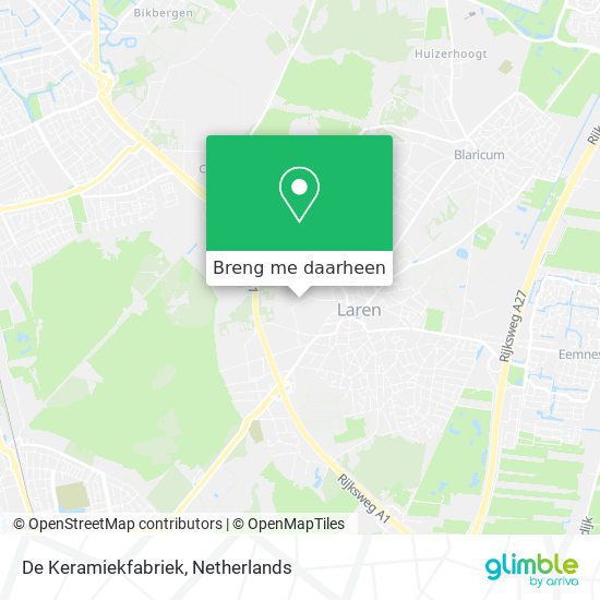 De Keramiekfabriek kaart