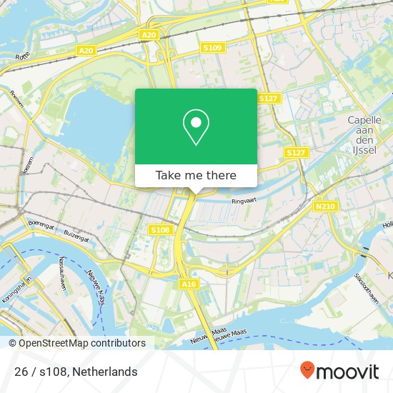 26 / s108, 3065 Rotterdam kaart