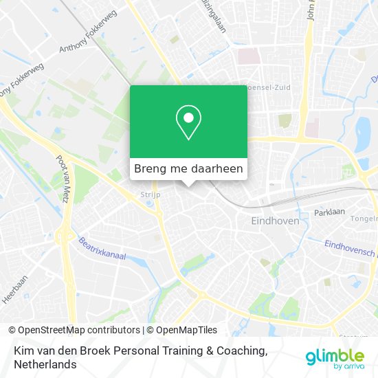 Kim van den Broek Personal Training & Coaching kaart