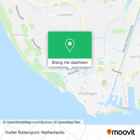 strottenhoofd Tegen Beroemdheid Hoe gaan naar Outlet Ruitersport in Vlissingen via Bus, Trein of Metro?