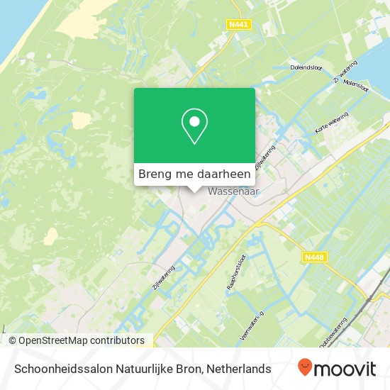 Schoonheidssalon Natuurlijke Bron kaart