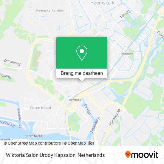 Wiktoria Salon Urody Kapsalon kaart