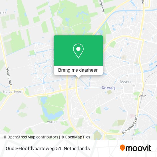 Oude-Hoofdvaartsweg 51 kaart