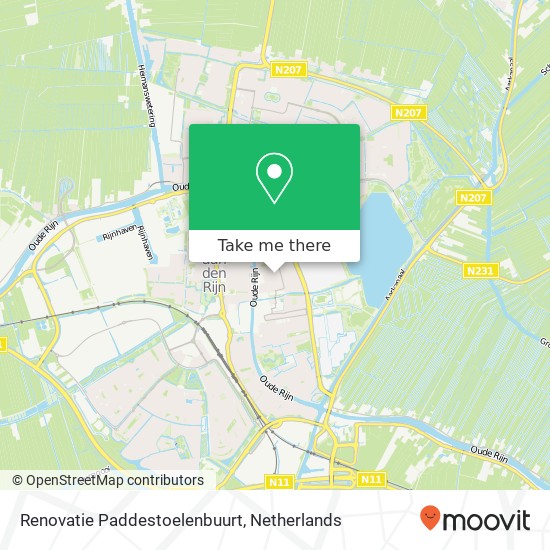 Renovatie Paddestoelenbuurt, Eksterstraat kaart