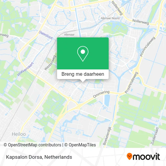 Kapsalon Dorsa kaart