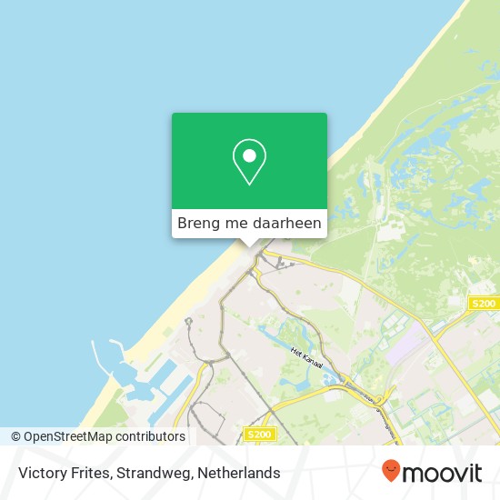 Victory Frites, Strandweg kaart