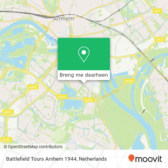 Battlefield Tours Arnhem 1944 kaart