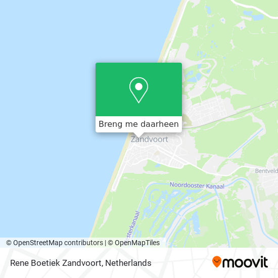 Rene Boetiek Zandvoort kaart