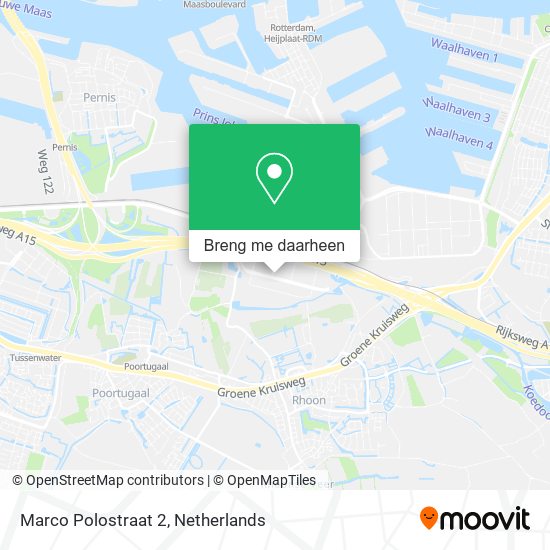 Marco Polostraat 2 kaart