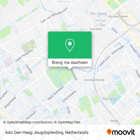 Ado Den Haag Jeugdopleiding kaart