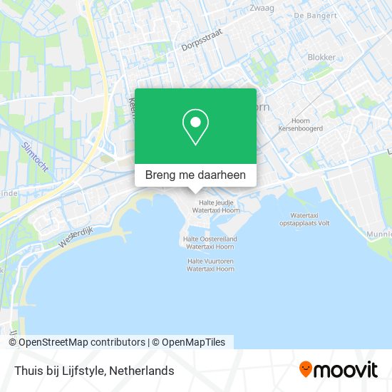 Thuis bij Lijfstyle kaart