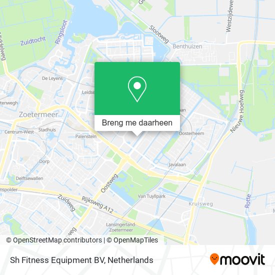 Sh Fitness Equipment BV kaart
