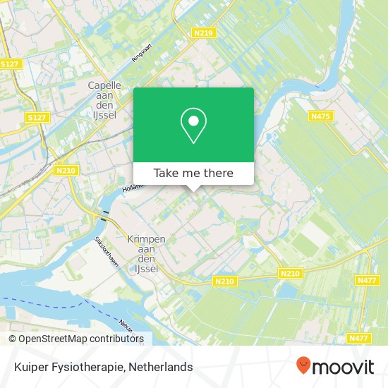 Kuiper Fysiotherapie, Groenendaal 1 kaart