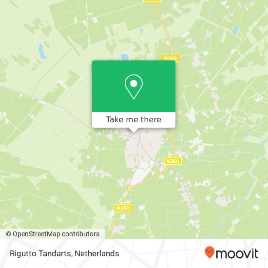 Rigutto Tandarts, Heuvelstraat 7 kaart