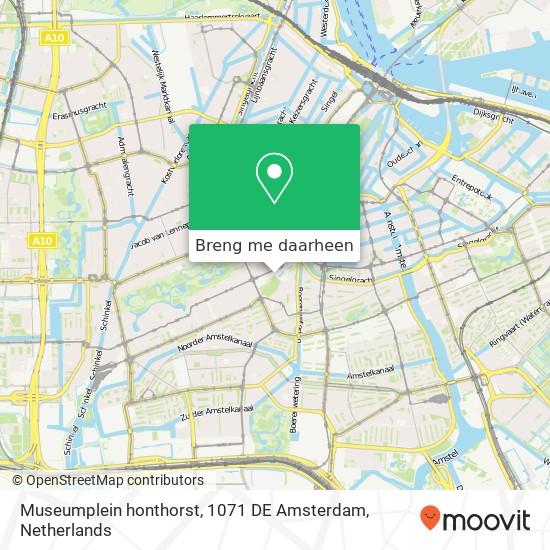 Museumplein honthorst, 1071 DE Amsterdam kaart