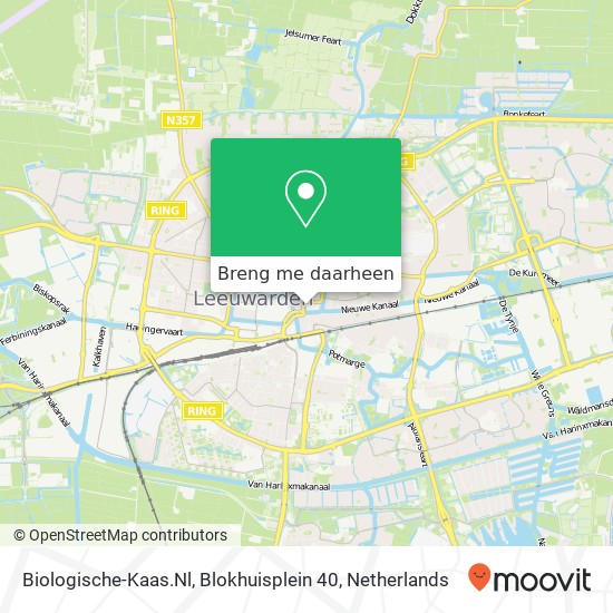 Biologische-Kaas.Nl, Blokhuisplein 40 kaart