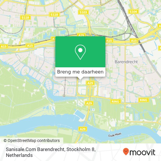 Sanisale.Com Barendrecht, Stockholm 8 kaart