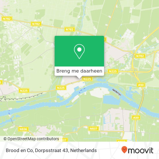 Brood en Co, Dorpsstraat 43 kaart