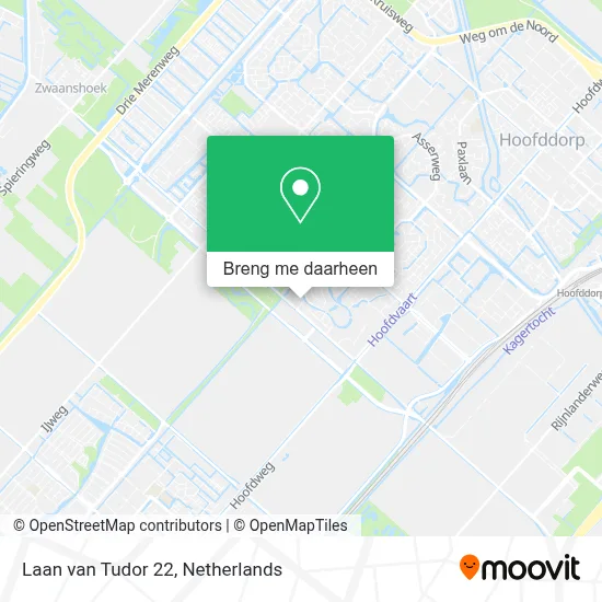 Laan van Tudor 22 kaart