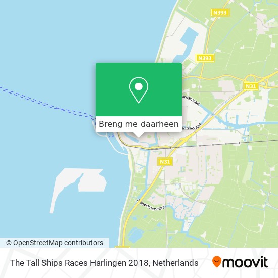 The Tall Ships Races Harlingen 2018 kaart