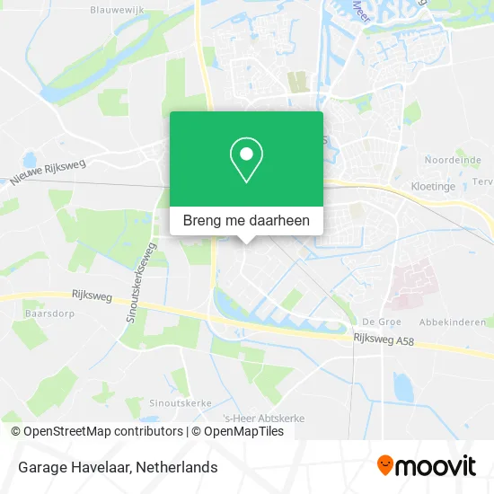 Garage Havelaar kaart