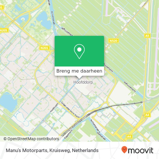 Manu's Motorparts, Kruisweg kaart