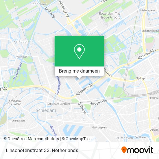 Linschotenstraat 33 kaart