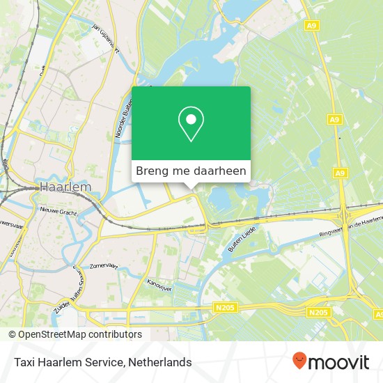 Taxi Haarlem Service kaart