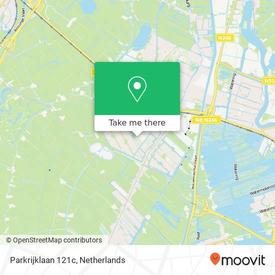 Parkrijklaan 121c, 1567 HD Assendelft kaart