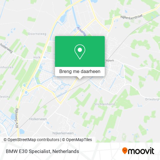 BMW E30 Specialist kaart
