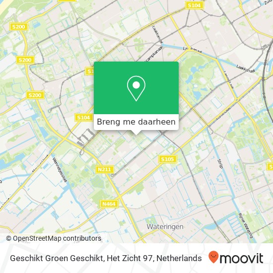 Geschikt Groen Geschikt, Het Zicht 97 kaart