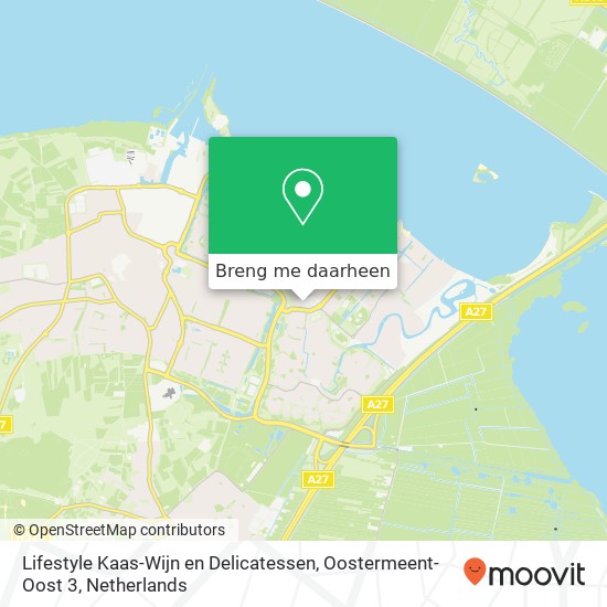 Lifestyle Kaas-Wijn en Delicatessen, Oostermeent-Oost 3 kaart