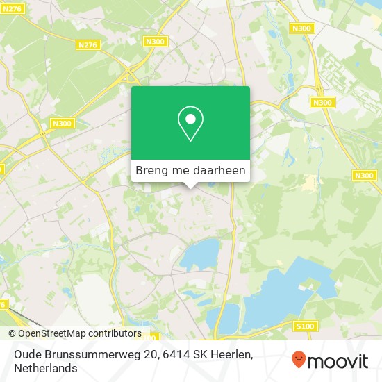 Oude Brunssummerweg 20, 6414 SK Heerlen kaart