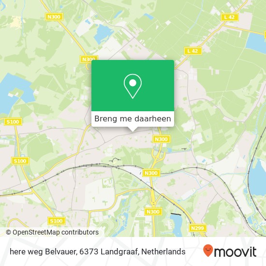 here weg Belvauer, 6373 Landgraaf kaart