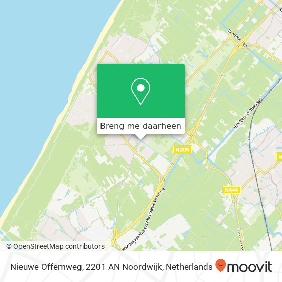 Nieuwe Offemweg, 2201 AN Noordwijk kaart