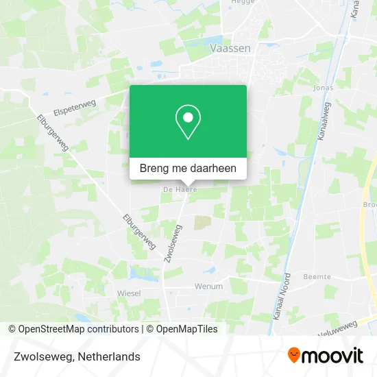 Zwolseweg kaart
