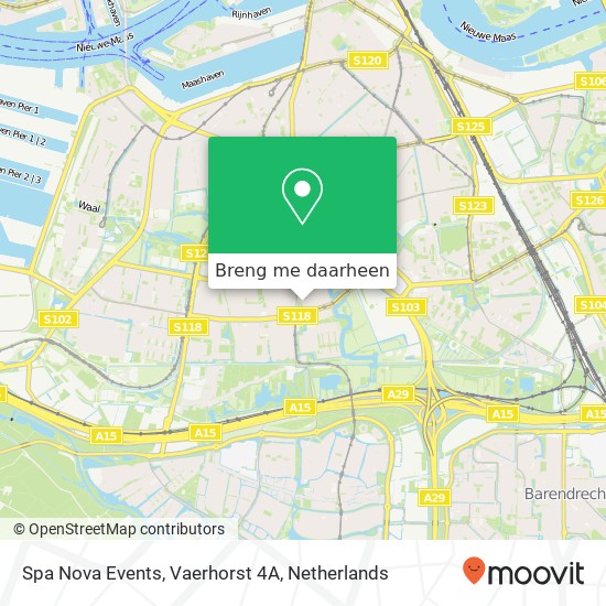 Spa Nova Events, Vaerhorst 4A kaart