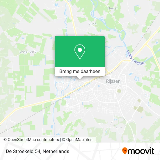 De Stroekeld 54 kaart