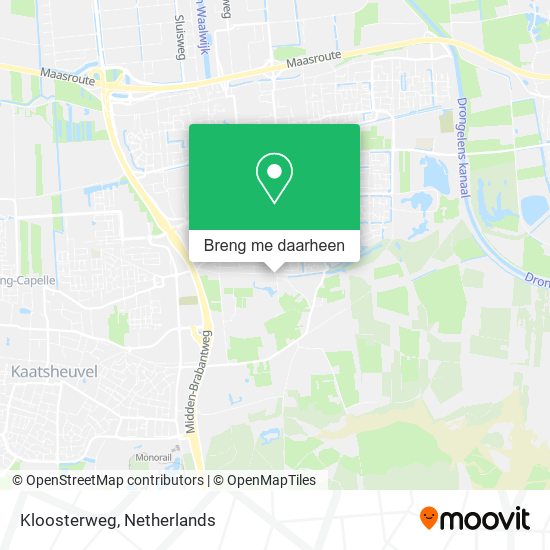 Kloosterweg kaart