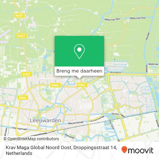 Krav Maga Global Noord Oost, Droppingsstraat 14 kaart