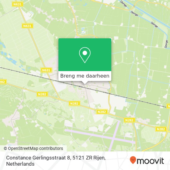 Constance Gerlingsstraat 8, 5121 ZR Rijen kaart