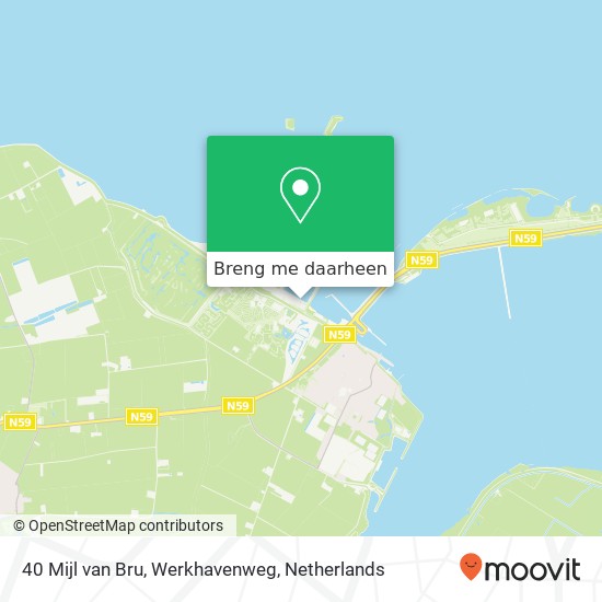 40 Mijl van Bru, Werkhavenweg kaart