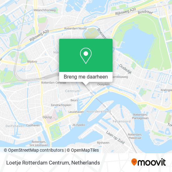 Loetje Rotterdam Centrum kaart