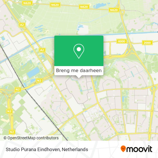 Studio Purana Eindhoven kaart