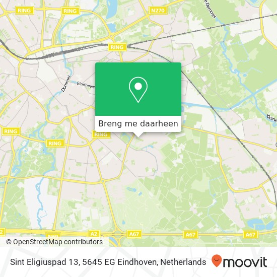 Sint Eligiuspad 13, 5645 EG Eindhoven kaart