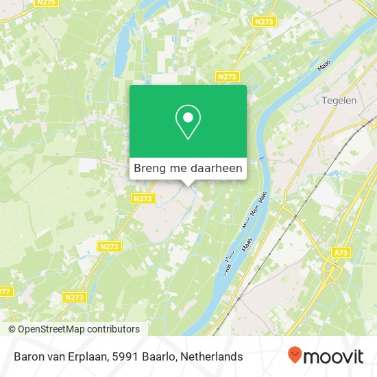 Baron van Erplaan, 5991 Baarlo kaart