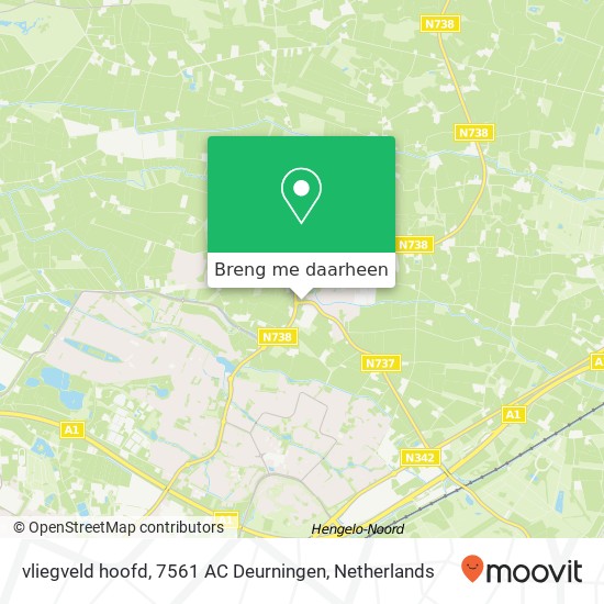 vliegveld hoofd, 7561 AC Deurningen kaart