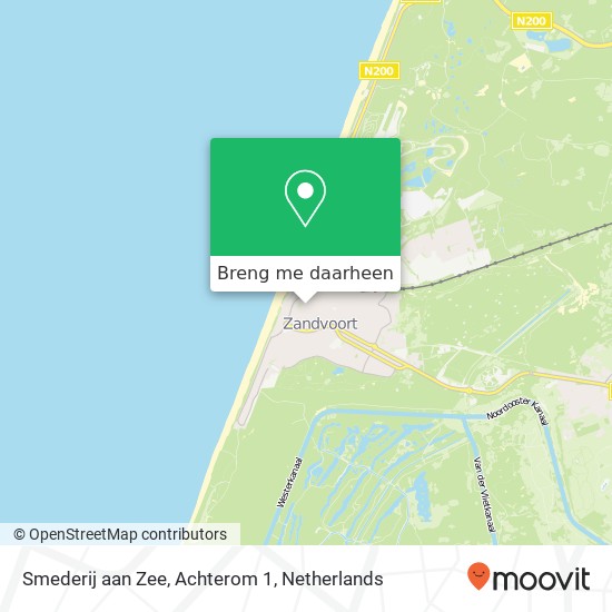 Smederij aan Zee, Achterom 1 kaart