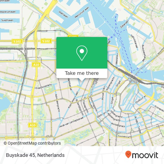 Buyskade 45, 1051 MD Amsterdam kaart